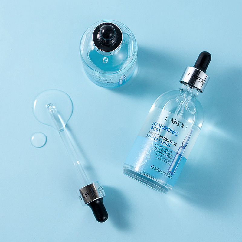 Cross-border LAIKOU Hyaluronic Acid Essence Muscle Base 100ml Hydrating and Moisturizing Skin Care Essence Wholesale