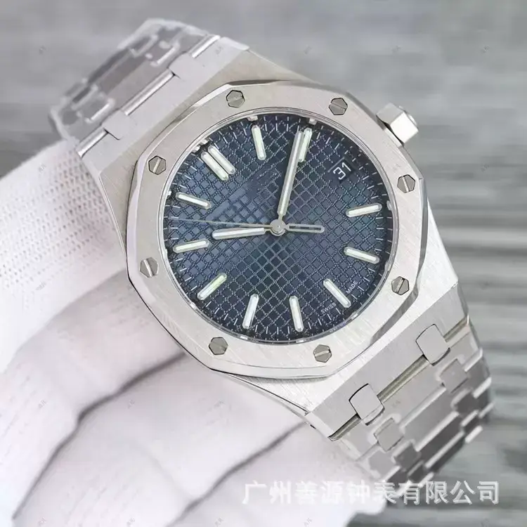 Cross-border generation of love home A.-P royal oak factory automatic mechanical bottom luminous men's watch steel band wholesale