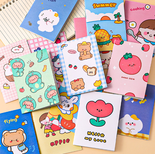 Creative Small Book That Can Be Expected for Primary School Students, Stationery, Prizes, Gifts, Flap Pocket Pants Notepad for the Beginning of School Season