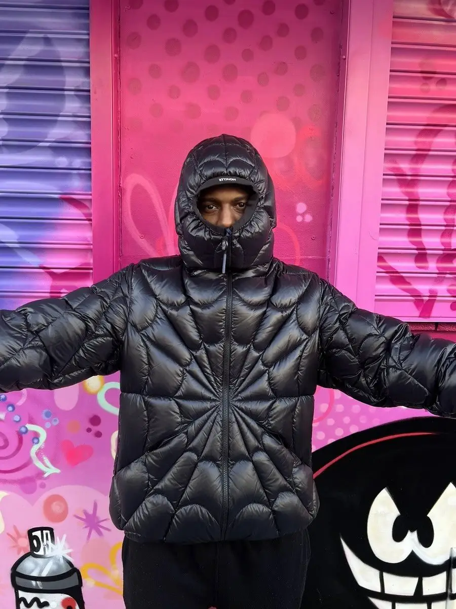 Moncler Violier Spider-Man 联名白鸭绒羽绒服外套