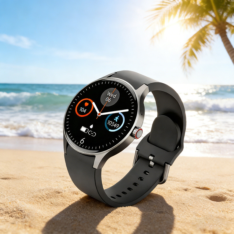 Cross-Border Y80 Smart Watch with Bluetooth Calling, Heart Rate Monitoring, Sleep Tracking, Voice Assistant, Message Push, Step Counting, and Sports Features
