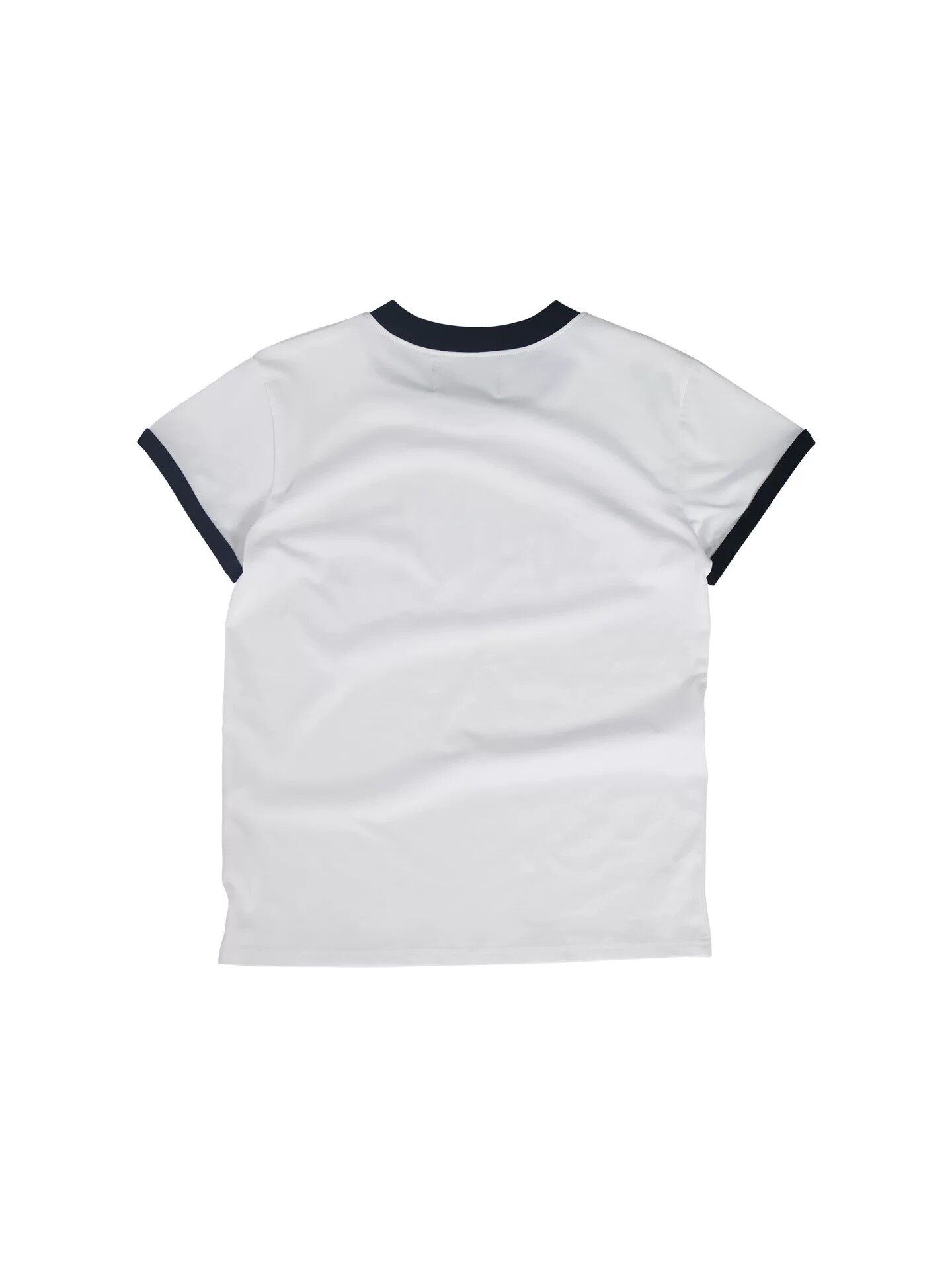 Trendy Brand Niche Design Letter and Star Print Regular Shoulder Short-Sleeve T-Shirt Unisex Patchwork Crew Neck Top Foto QC de TAOBAO na Qualit.ly