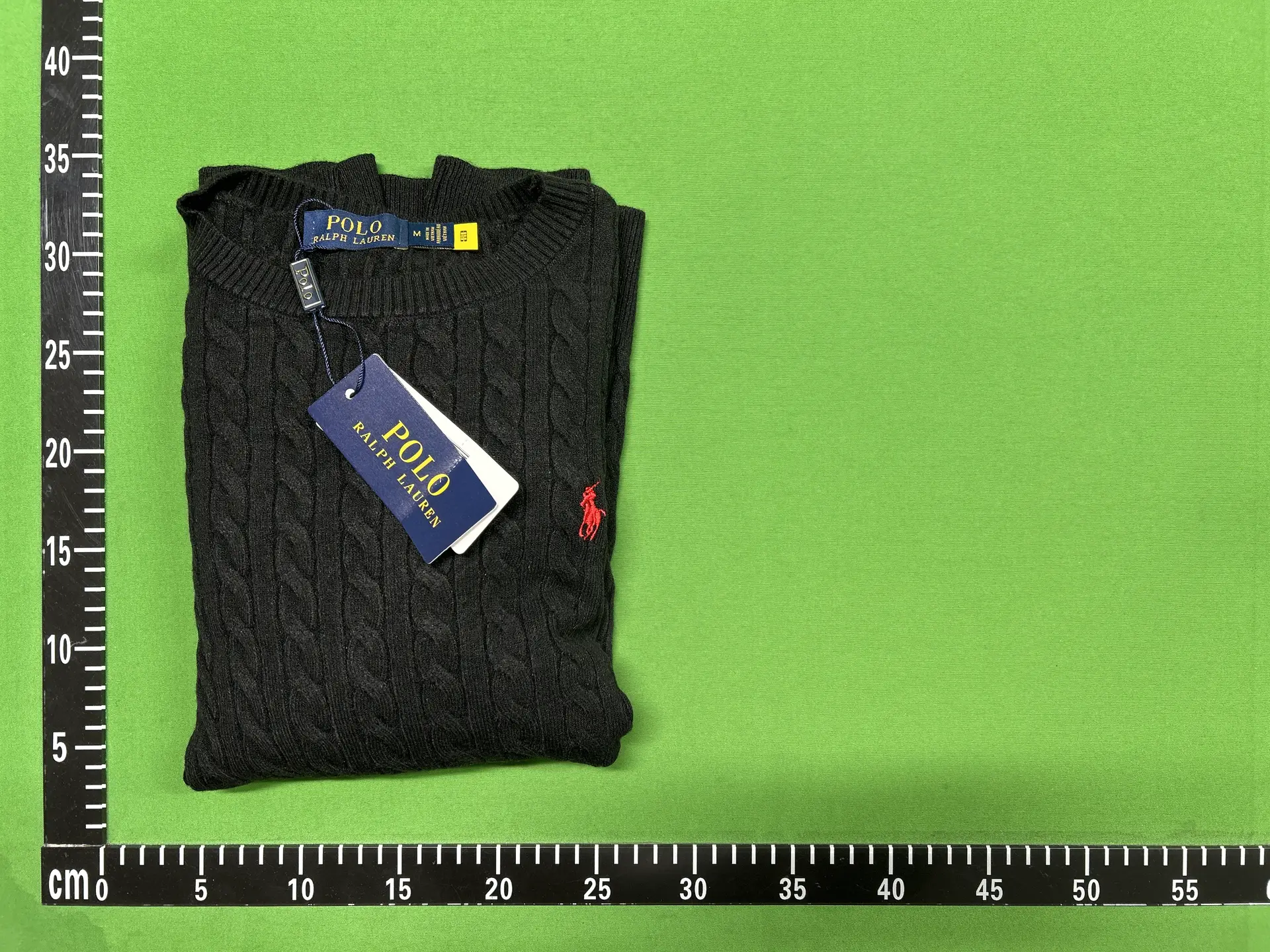 Polo Ralph Lauren Cable Knit Sweater Black