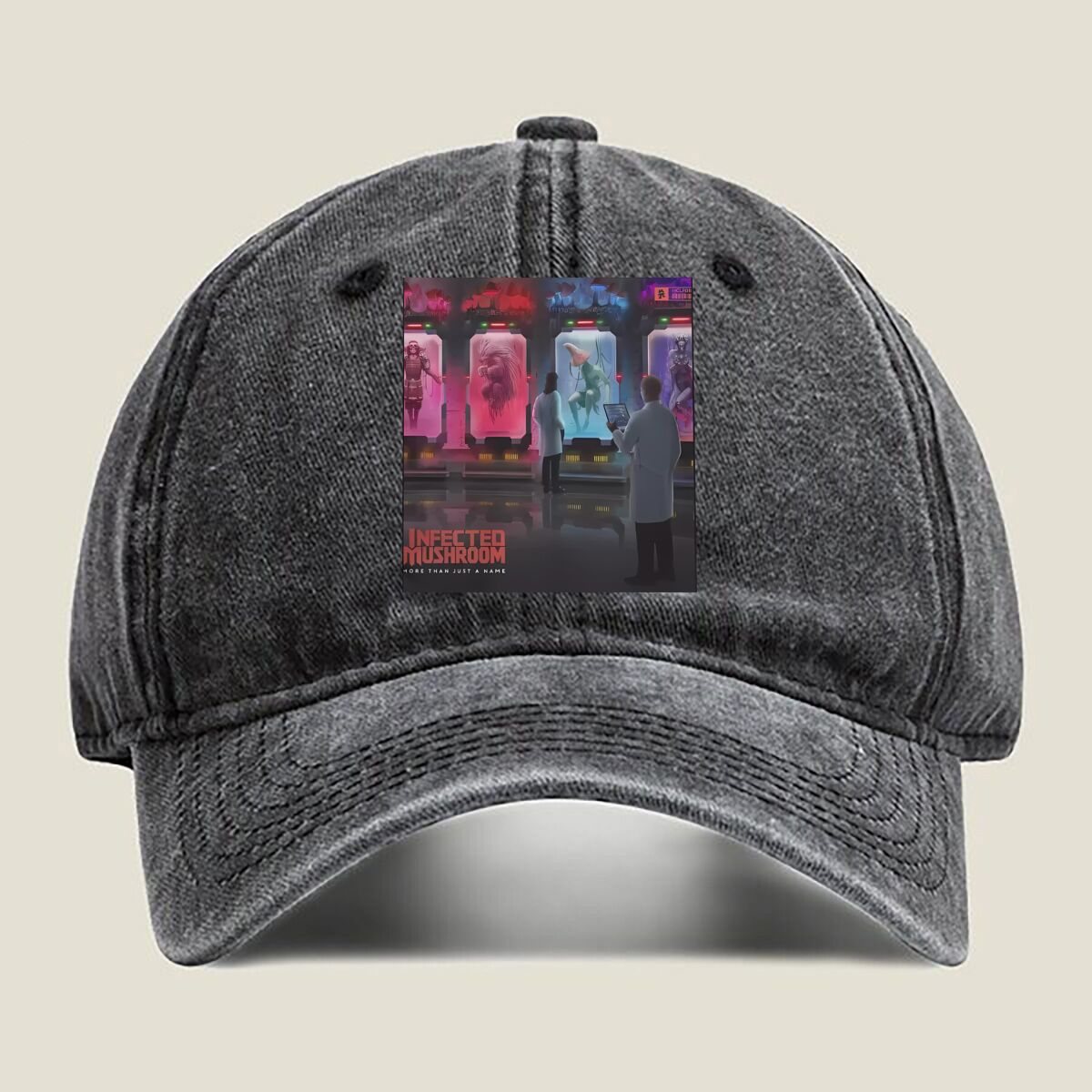 Arcade Game Scene Distressed Denim Hat Luxury Brand for Womens Unisex Female