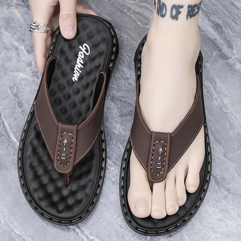 Beijiang Wolf [factory Direct Sales] Slippers Men's Summer Casual Outerwear Flip-flops Trendy Men's Sports Wear-resistant and Cool