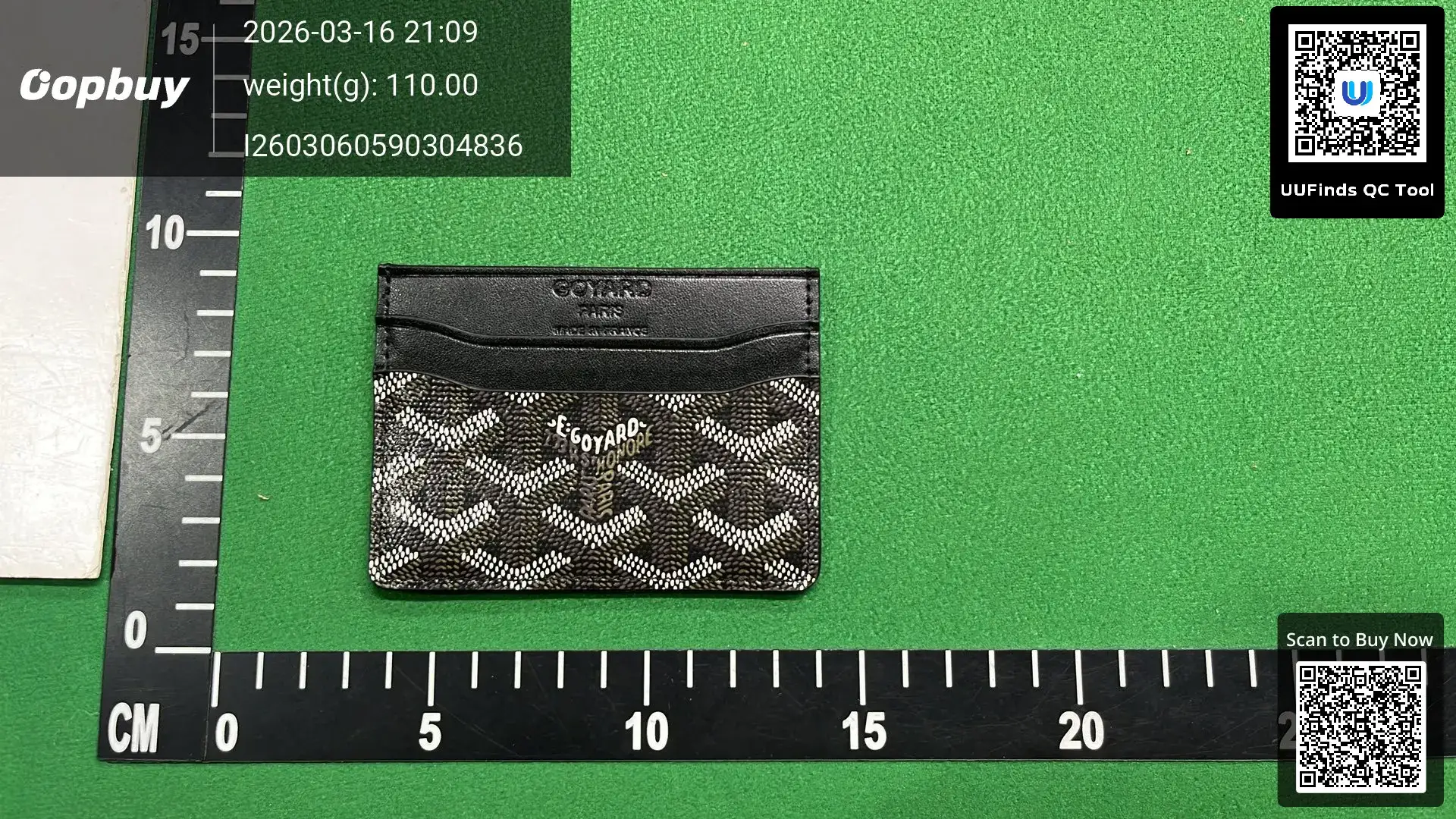 Goyard card holder