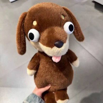 Evil Dachshund Puppy Doll Running Toy Funny Chihuahua Birthday Gift for Girls to Give to Best Friends Toy Doll