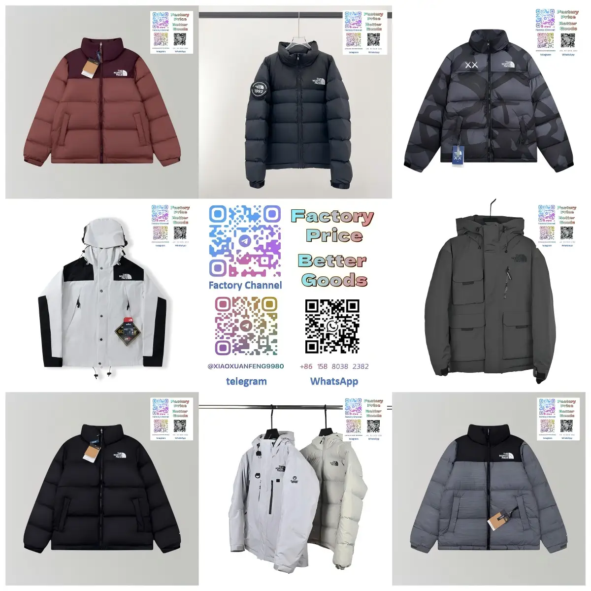 DD88-顶版质量80%白鸭绒北家羽绒服WhatsApp：+86 158 8038 2382