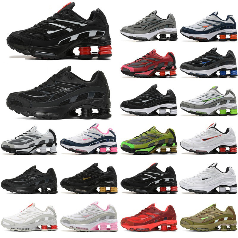 2023 new cross-border air cushion SHOX column shoes Ride 2 running shoes men's and women's joint sneaker