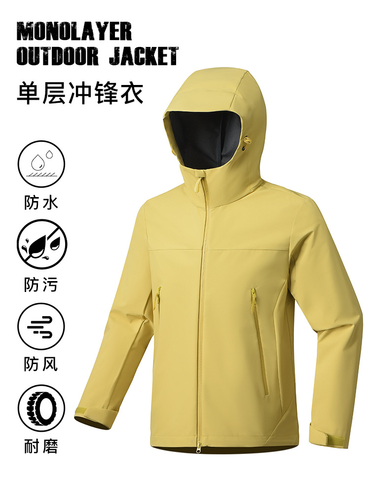 Charge Clothes Spring and Autumn Couple Warm Jacket Men's and Women's Windproof Waterproof Single-stroke Quick-drying Thin Fashion Jacket