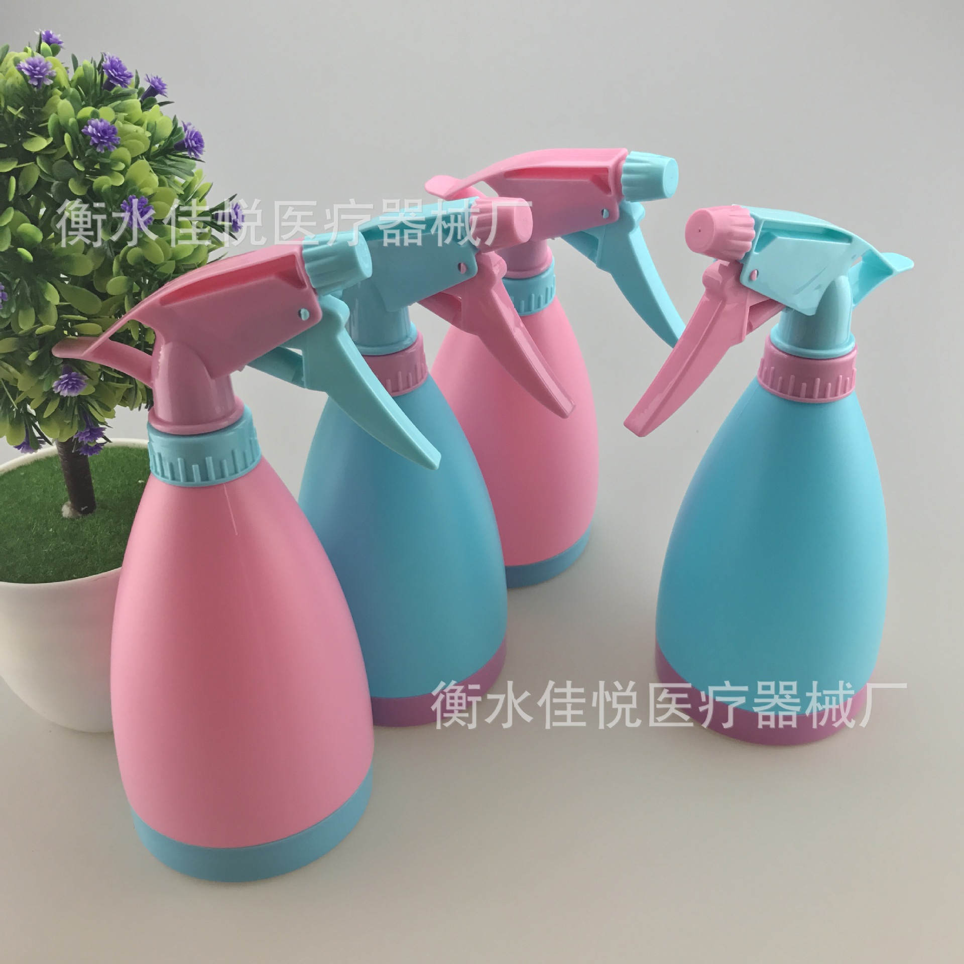 500ml candy color spray bottle watering vase flower pot watering can plastic sprayer gardening tools