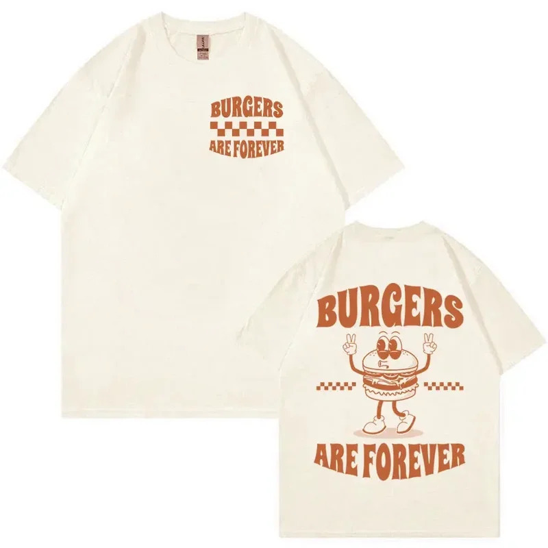 European Size Cotton Tburger Are Forever Funny Meme t Shirt Men Women Tops