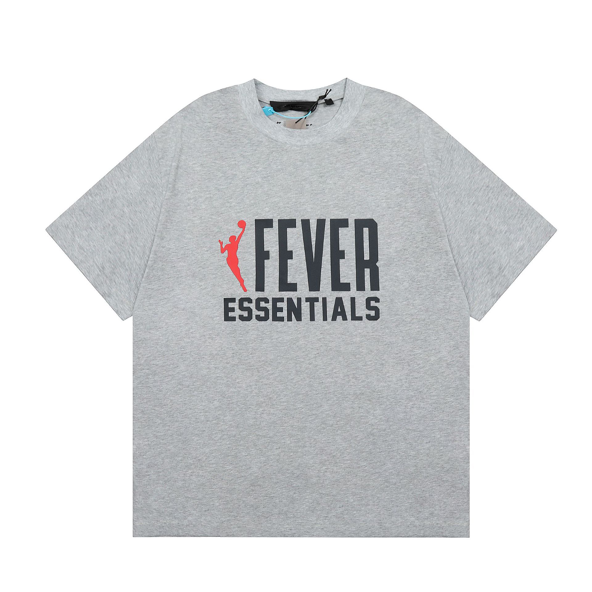 Fog Multi-Thread Essentials Team Co-Branded American Fashion Brand Casual Printed Loose Couple Pure Cotton Short-Sleeved