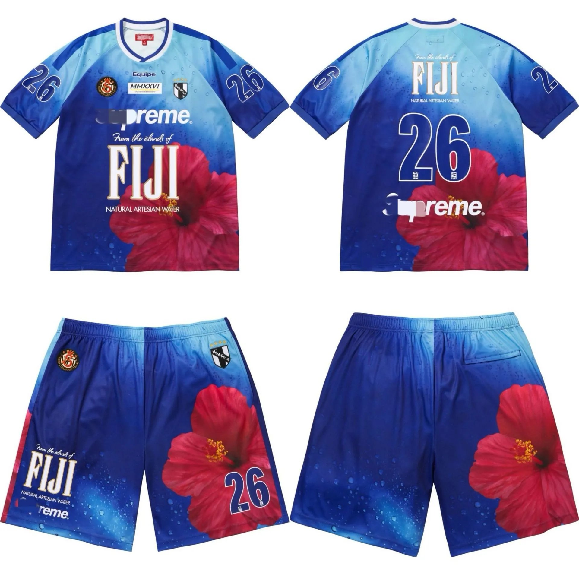 Sup XFIJI 联名足球衣球衣套装