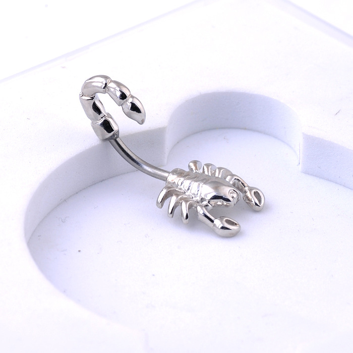 Cross-Border Scorpion Navel Nails Wholesale European and American Style Retro Creative Three-Dimensional Fashion Navel Piercing Jewelry