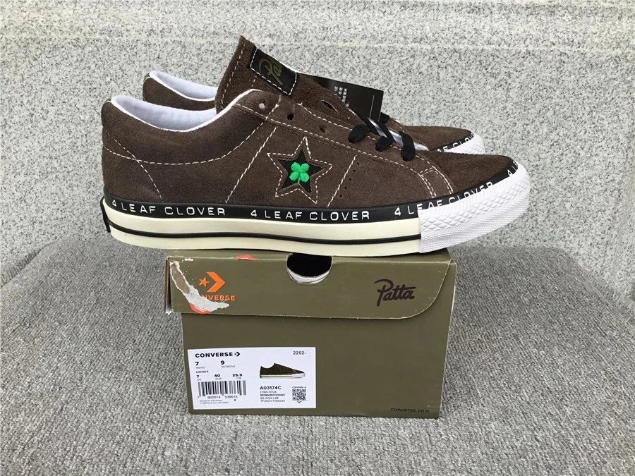 Patta x Converse One Star 4 Leaf Clover