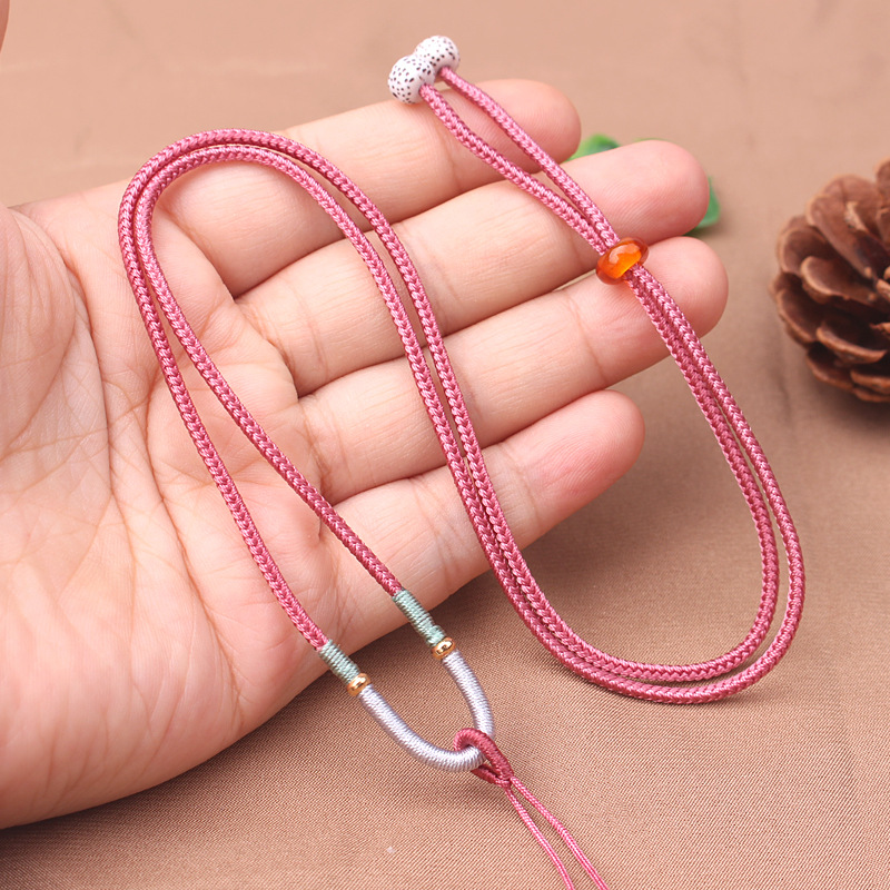 Xingyue Bodhi Ruyi rope strong wear-resistant pendant rope Jade high cargo rope Buddha jade pendant necklace lanyard wholesale