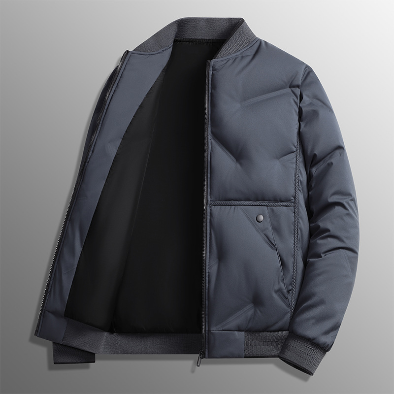 Cross-border Baseball Collar Cotton-padded Coat Men's Short Winter Thickened Warm Warm Jacket Casual Youth Trendy Brand Jacket
