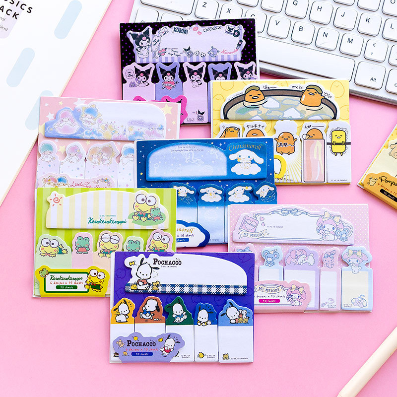 Maipin stationery sanrio index stickers creative classification mark label stickers Japanese and Korean cartoon cute school supplies