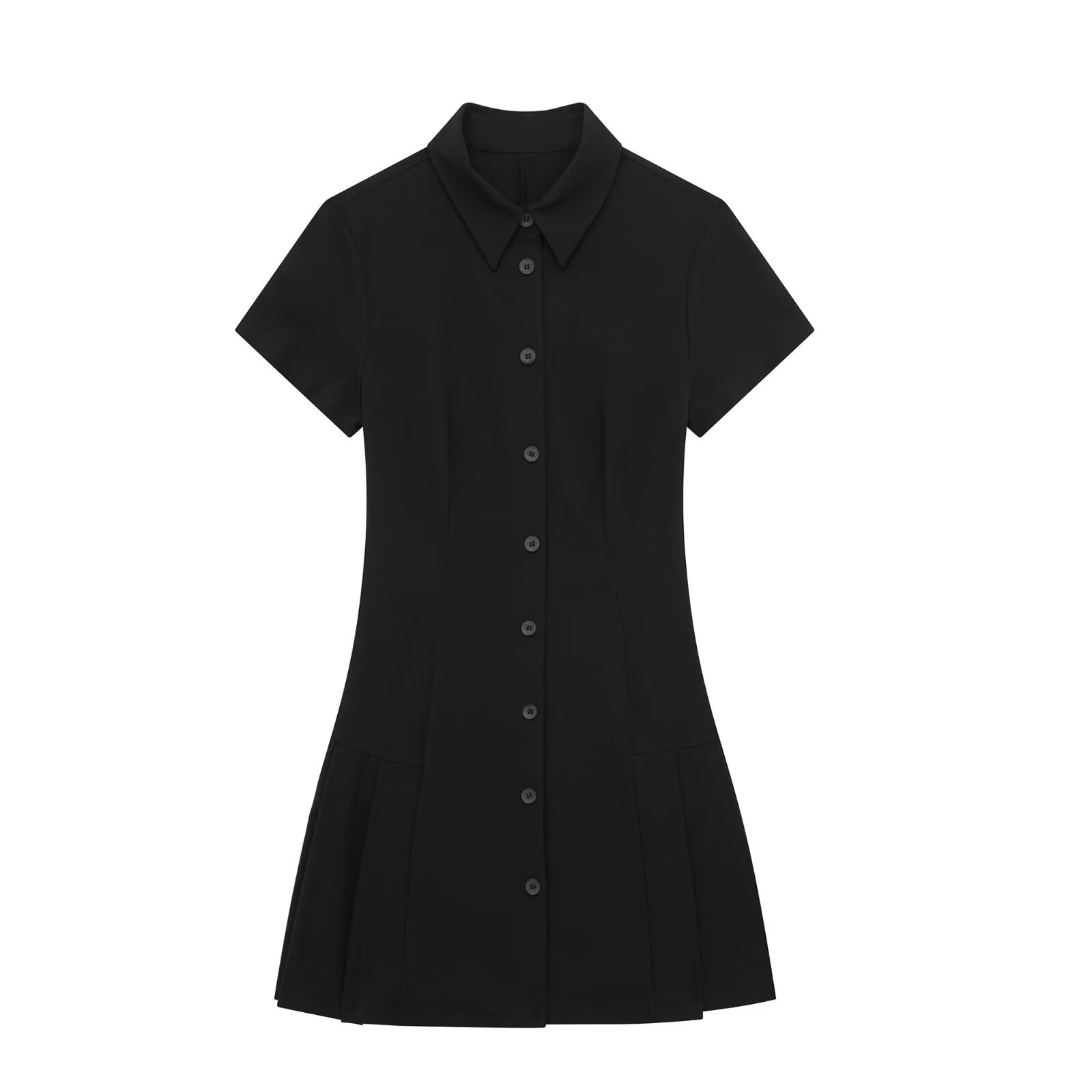 2025 Spring New Street Style Shirt Style Mini Dress 2674870
