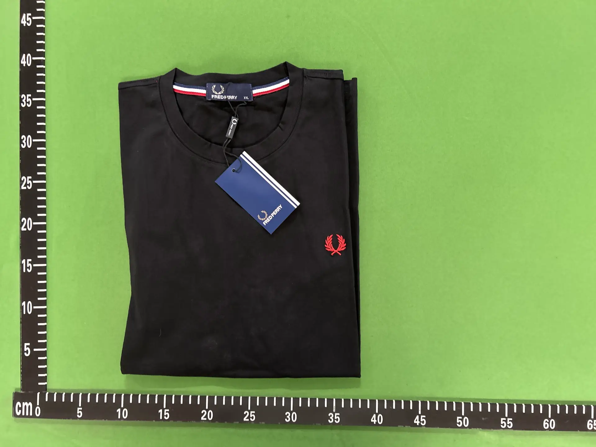 Fred Perry Black Short Sleeve T-Shirt
