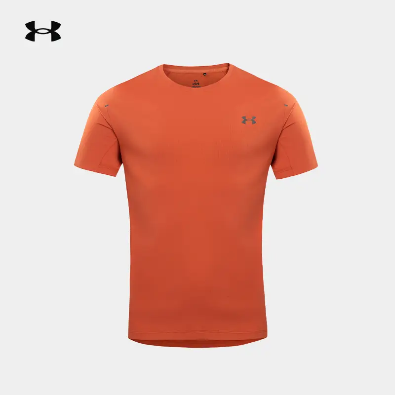 Under Armor Official New arrival Short-Sleeved Sunscreen T-Shirt Outdoor Moisture-Absorbing and Quick-Drying Upf50+ Cross-Country Running Men's Model Tops