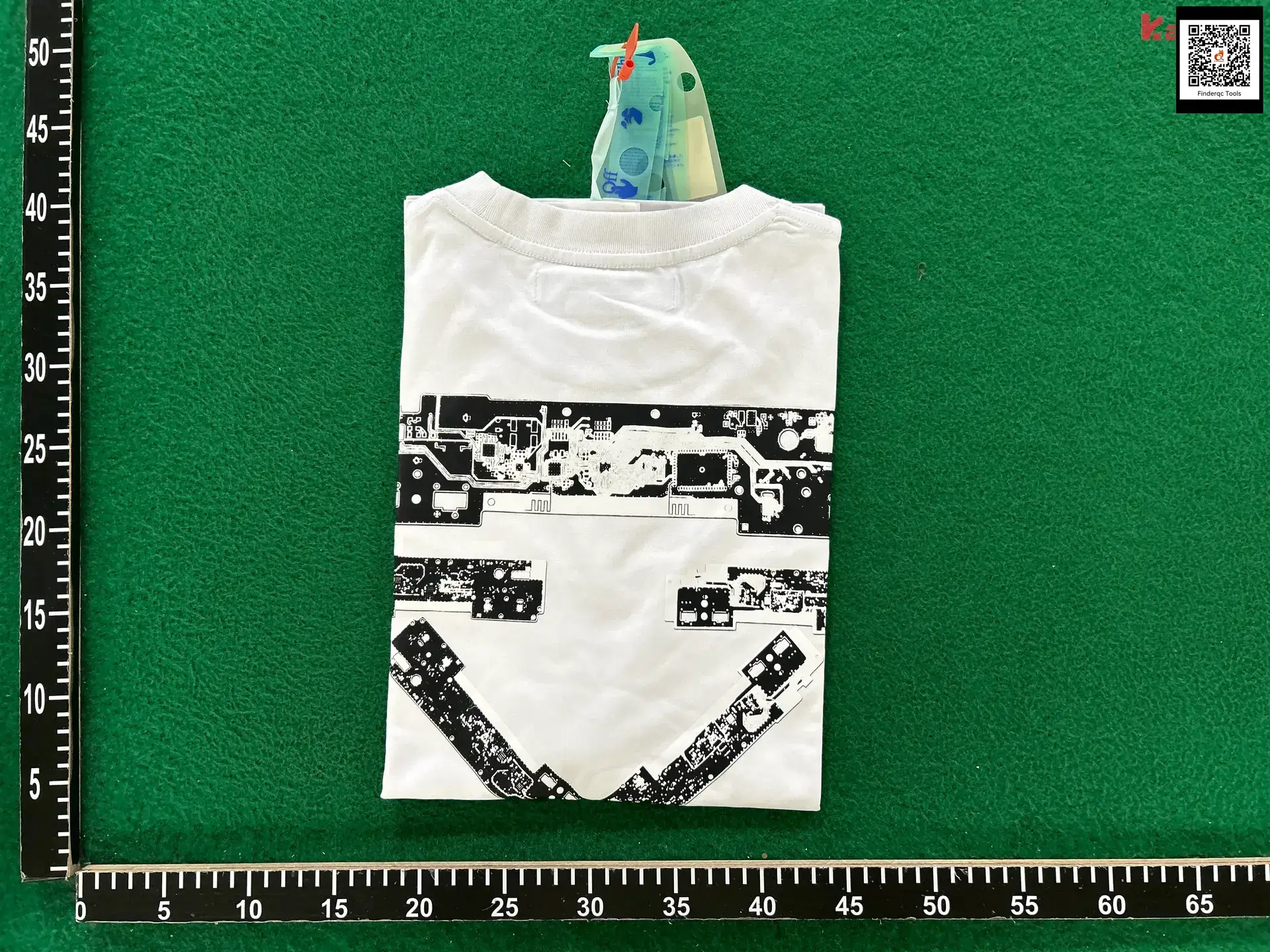 High Quality Large Size European and American Trendy Brand Off Ow Geometric Arrow Pattern Printed T-Shirt for Men and Women Short-Sleeved Cross-Border