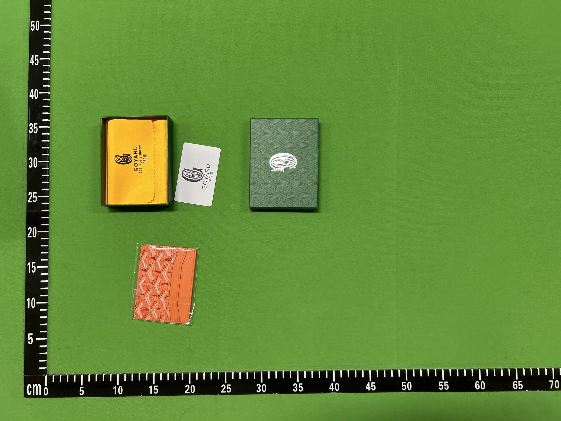GOYARD Saint Sulpice card holder orange