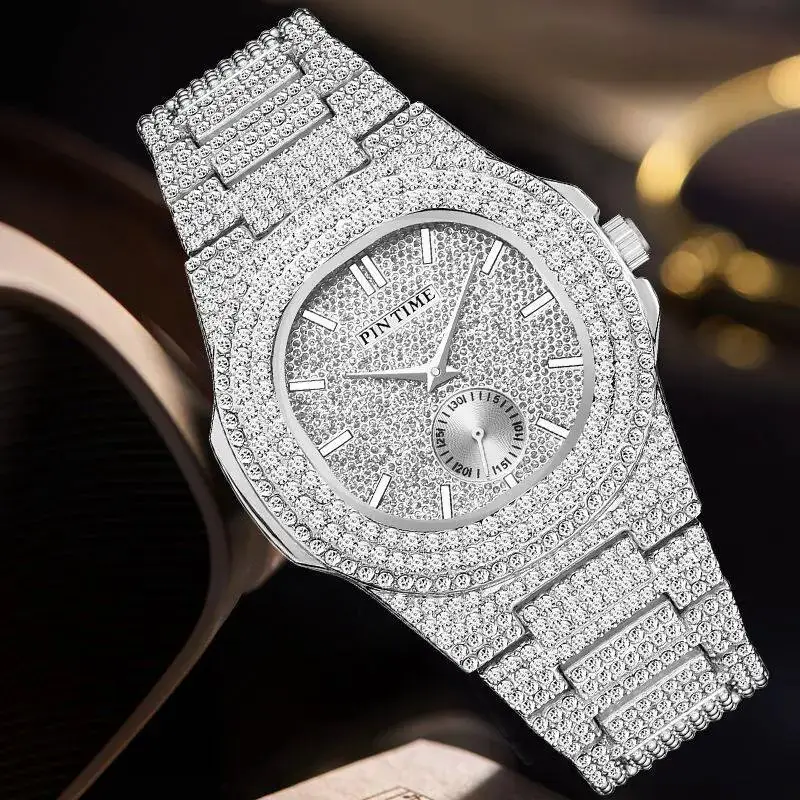 Wrist watches full of stars fashion rhinestone wristwatch luxury diamond watches for men and women wholesale watches
