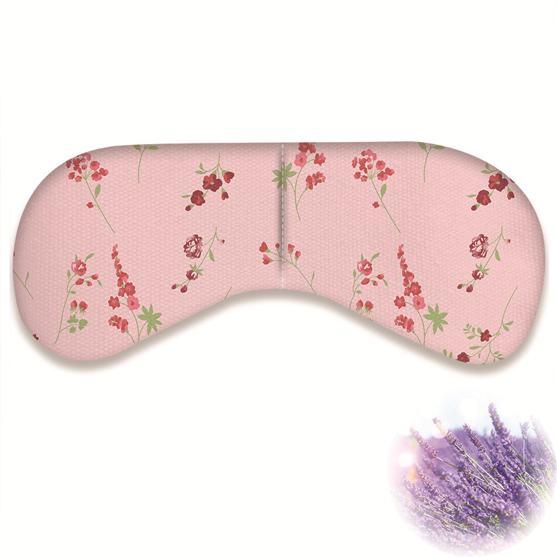 Microwave oven heated yoga eye pillow lavender flaxseed hot compress bag cotton and linen printing meditation shading sleep eye mask