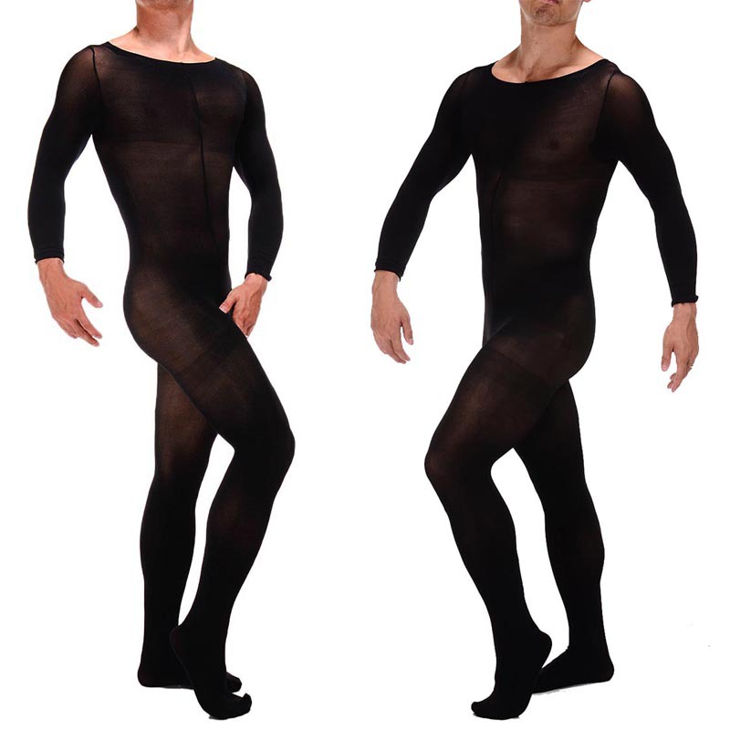 Sexy one-piece stockings ladies men's one-piece stockings with stockings set sexy underwear men's fun
