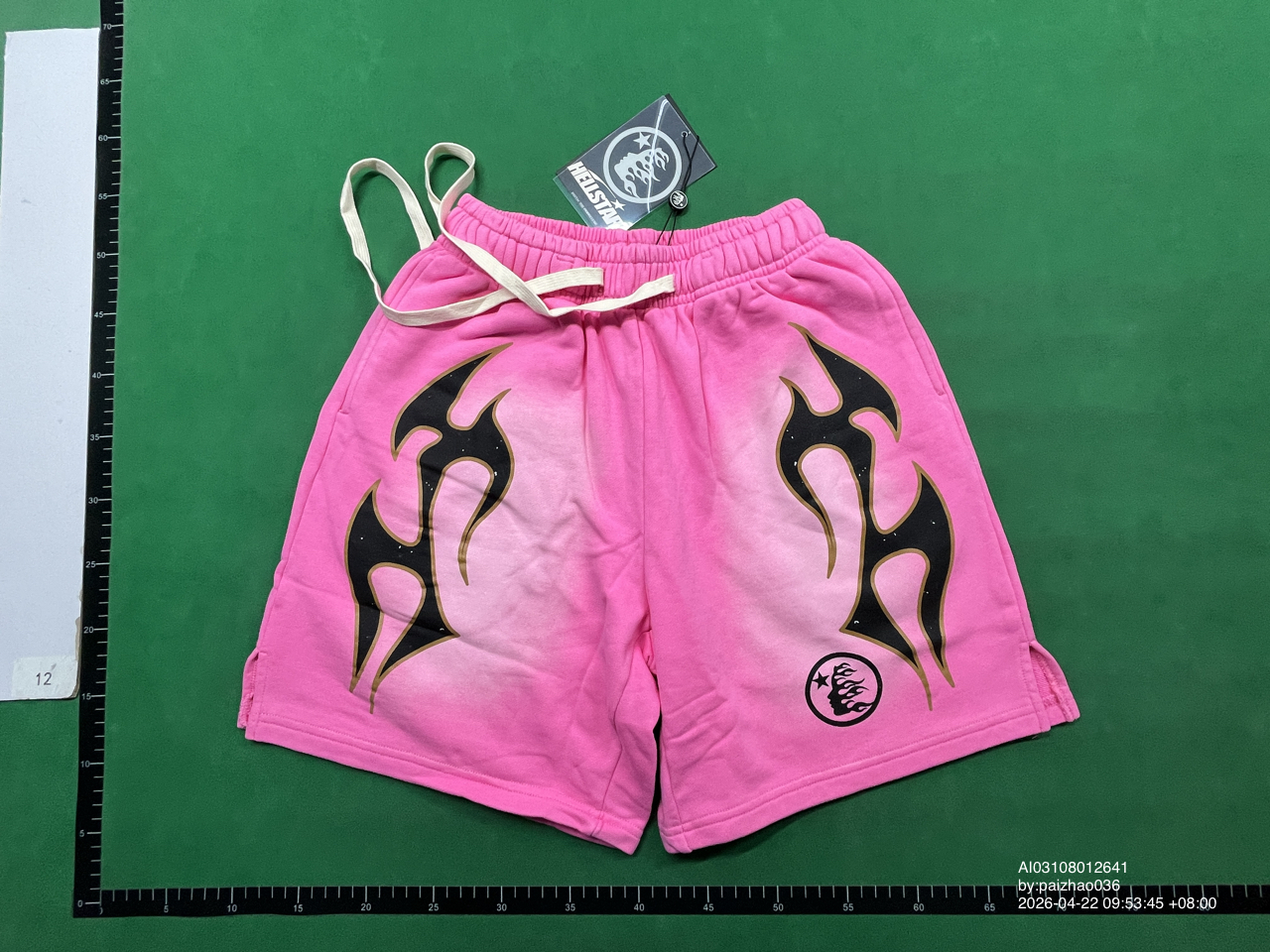 Hellstar Studios Shorts ins European and American high street fashion brand hip hop casual sports Shorts men and women QC