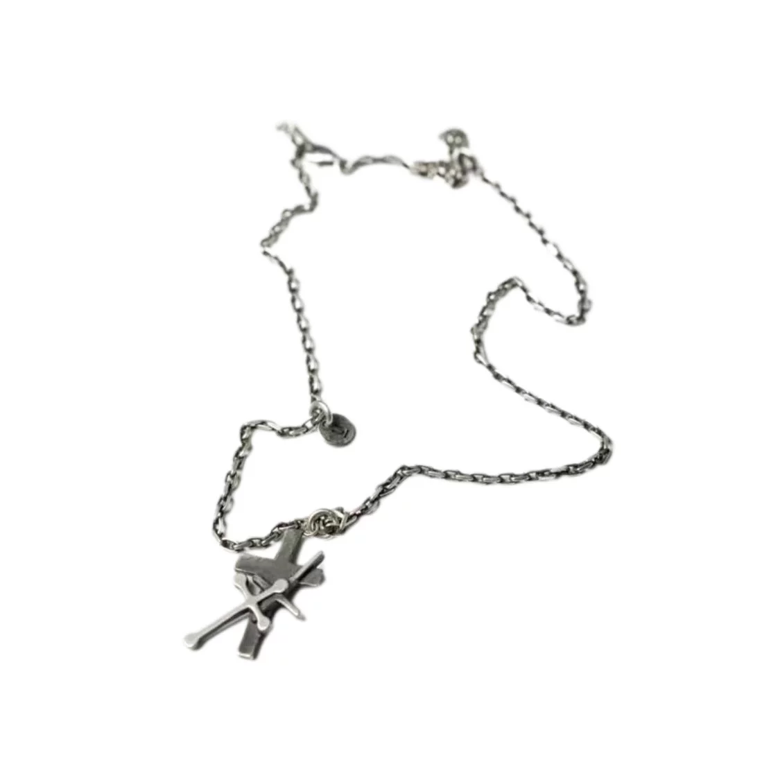 Uc Style Takahashi Shield Archive Witch Period Cross Vintage Necklace Guitar Pick Pengiri Same Style