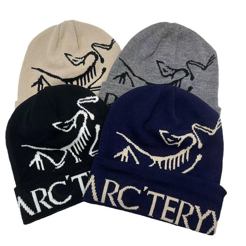 Winter jacquard knitted cap warm cold cap Wang Yibo with men and women outdoor travel skeleton bird knitted wool cap QC photo from 1688 on Qualit.ly
