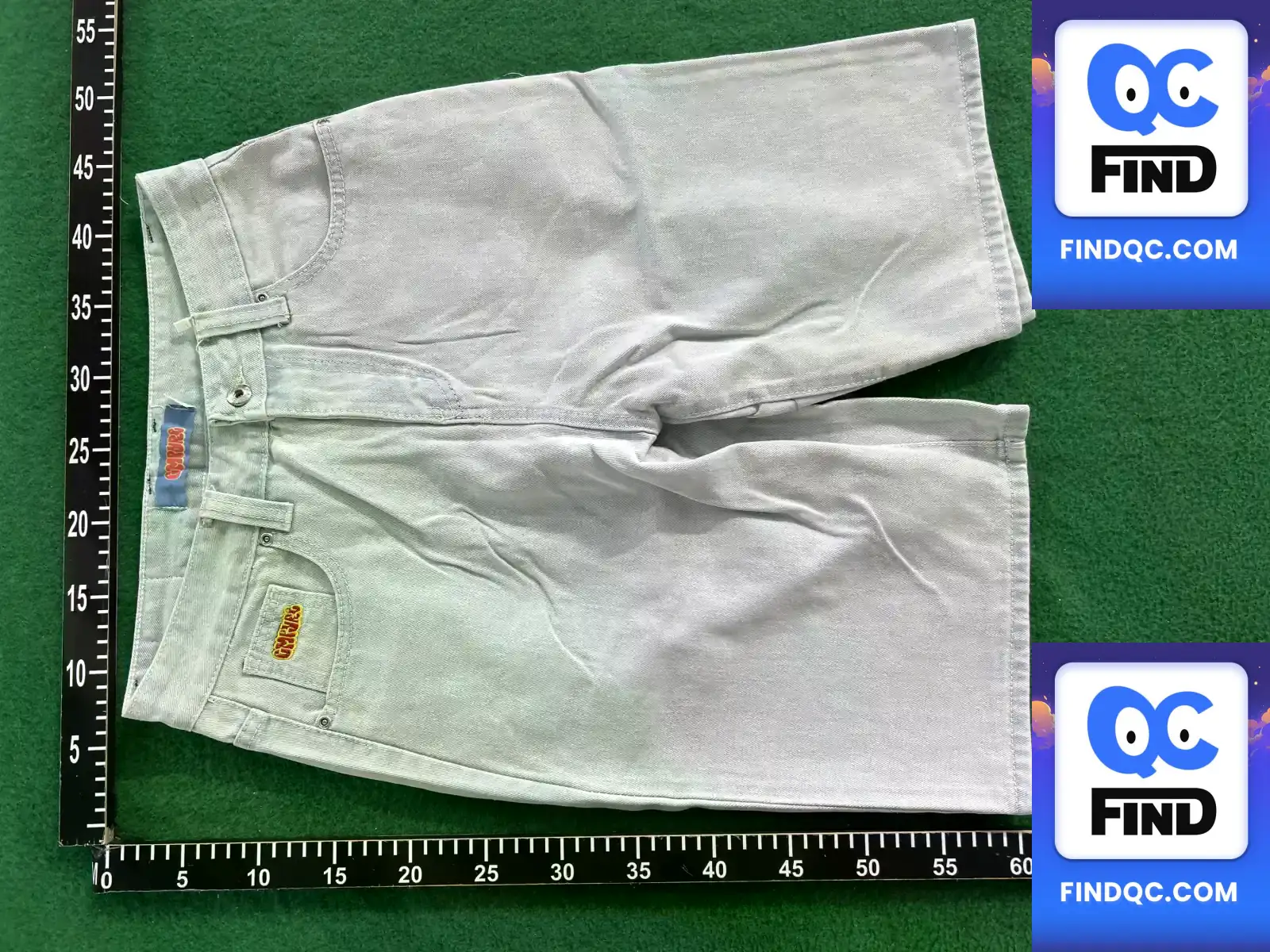Empyre jeans American Style Vintage Washed Old Denim Shorts Men's Loose Straight Casual Pants