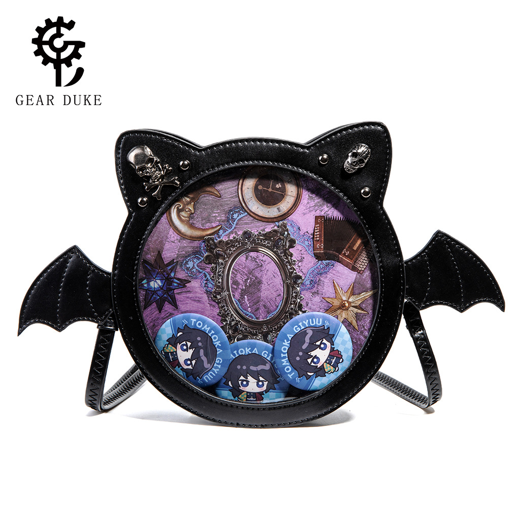 Amazon Cross-Border Bestseller: Y2K Style Japanese Anime Ita Bag, Badge Display Bag, Casual Versatile Crossbody Bag