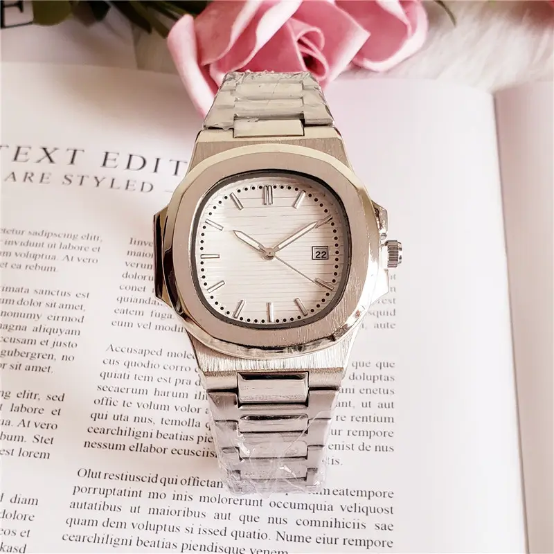 2023 foreign trade platform AliExpress WISH three pin quartz watch with calendar function men's watch