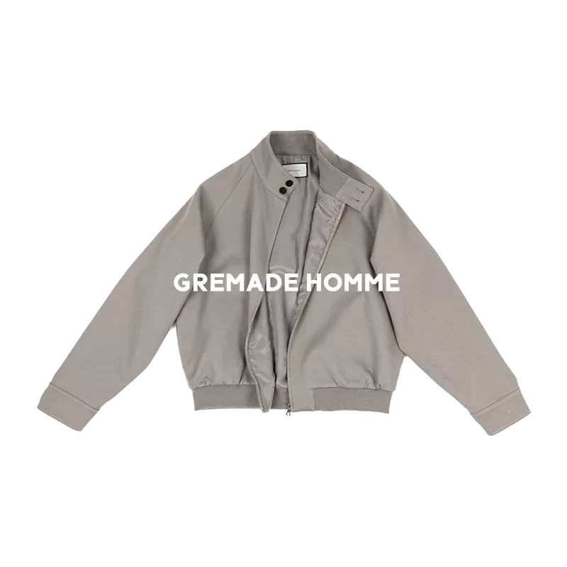 Gremade High-Density Cotton Harrington Retro Short Loose-Fitting Jacket Clean Fit QC photo from TAOBAO on Qualit.ly