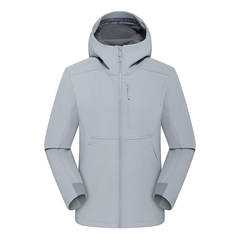 Niaojia's New Soft Shell Jacket for Men and Women in Autumn and Winter Windproof and Waterproof Fleece Single Jacket Mountaineering Soft Shell Jacket