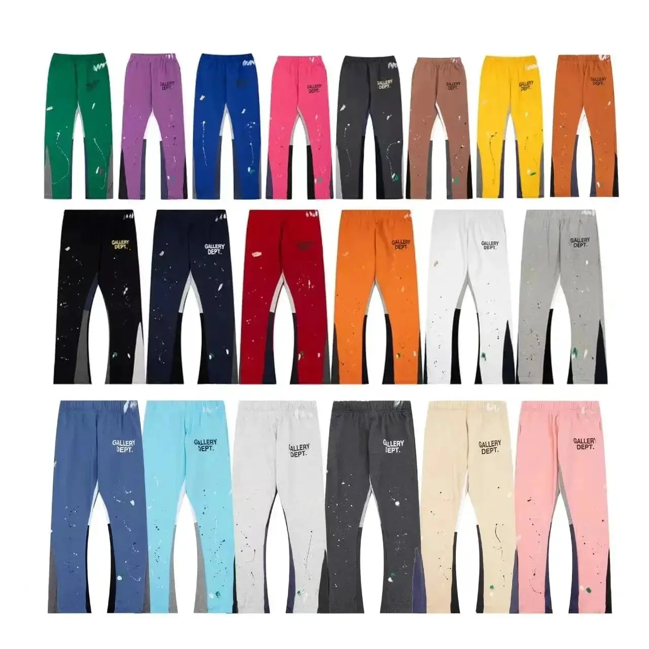High quality classic print casual sweat pants