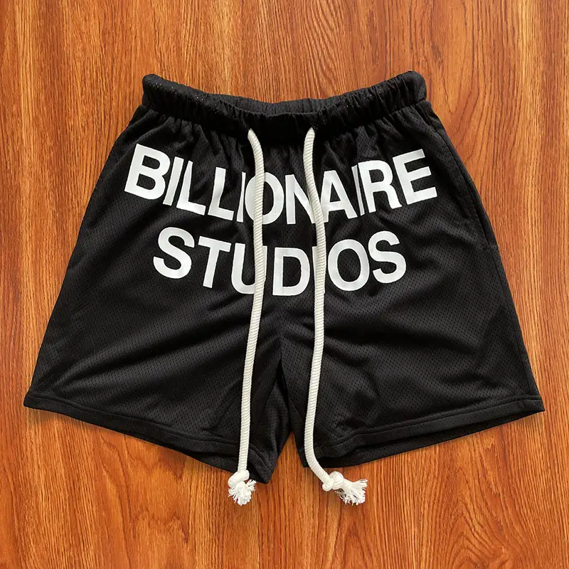 Billionaire Blackout Bill Net Shorts Mesh Casual Sports shorts