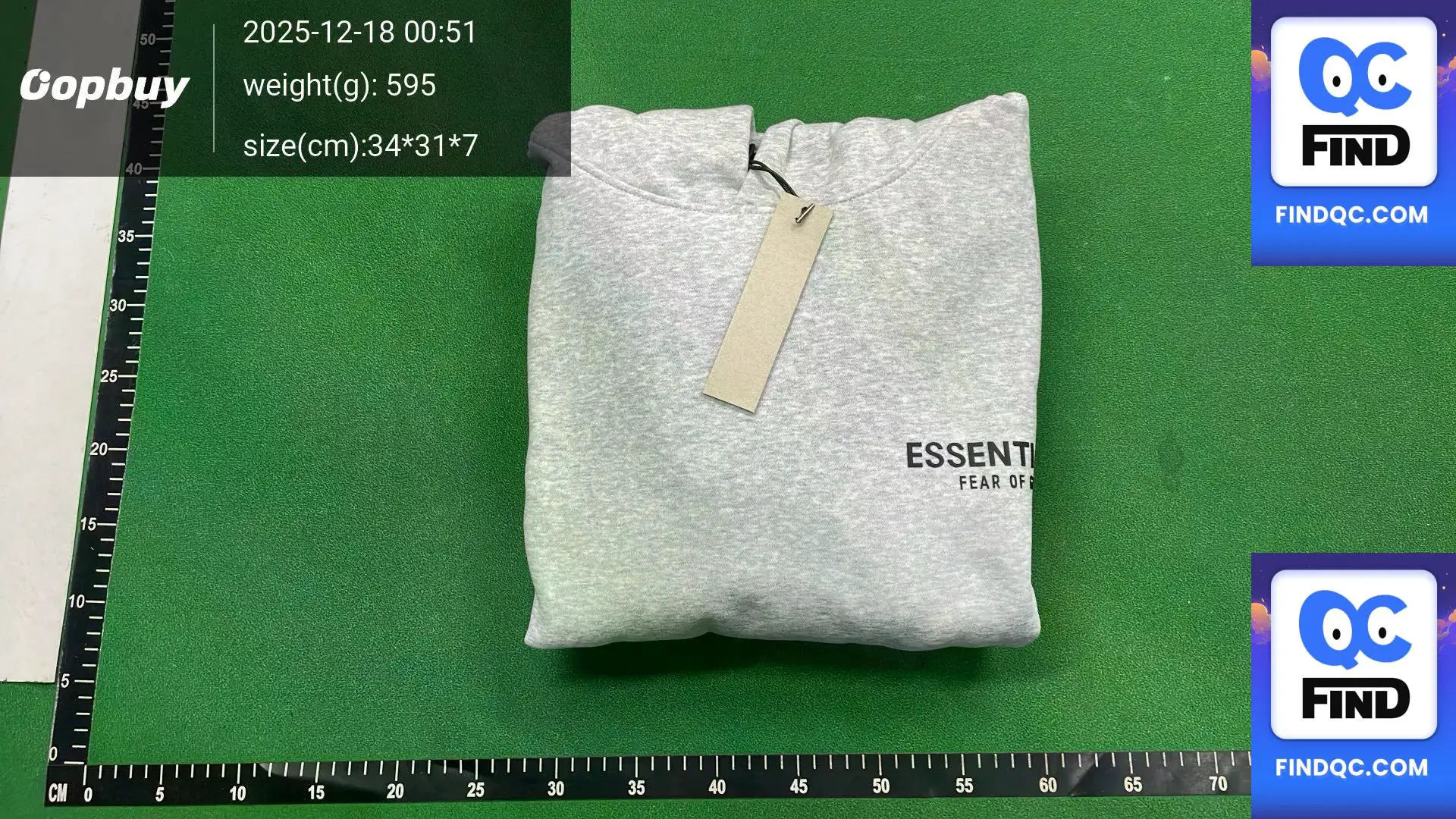 Fog Multi-Line Essentials Three-Dimensional Silicone Letter Sweatshirt Hoodie Sports Pants Casual Suit Unisex Trendy