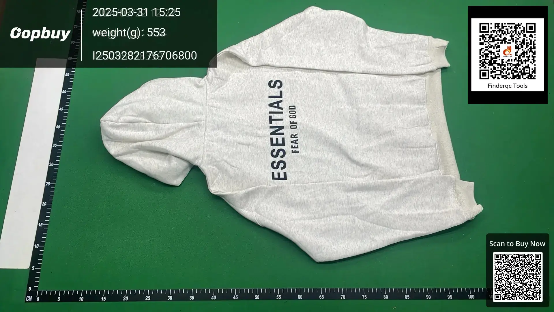 Fog Essentials Stereo Silicone Letters for Men and Women American High Street Flocked Hoodie Sweatshirt Jacket Hoodie