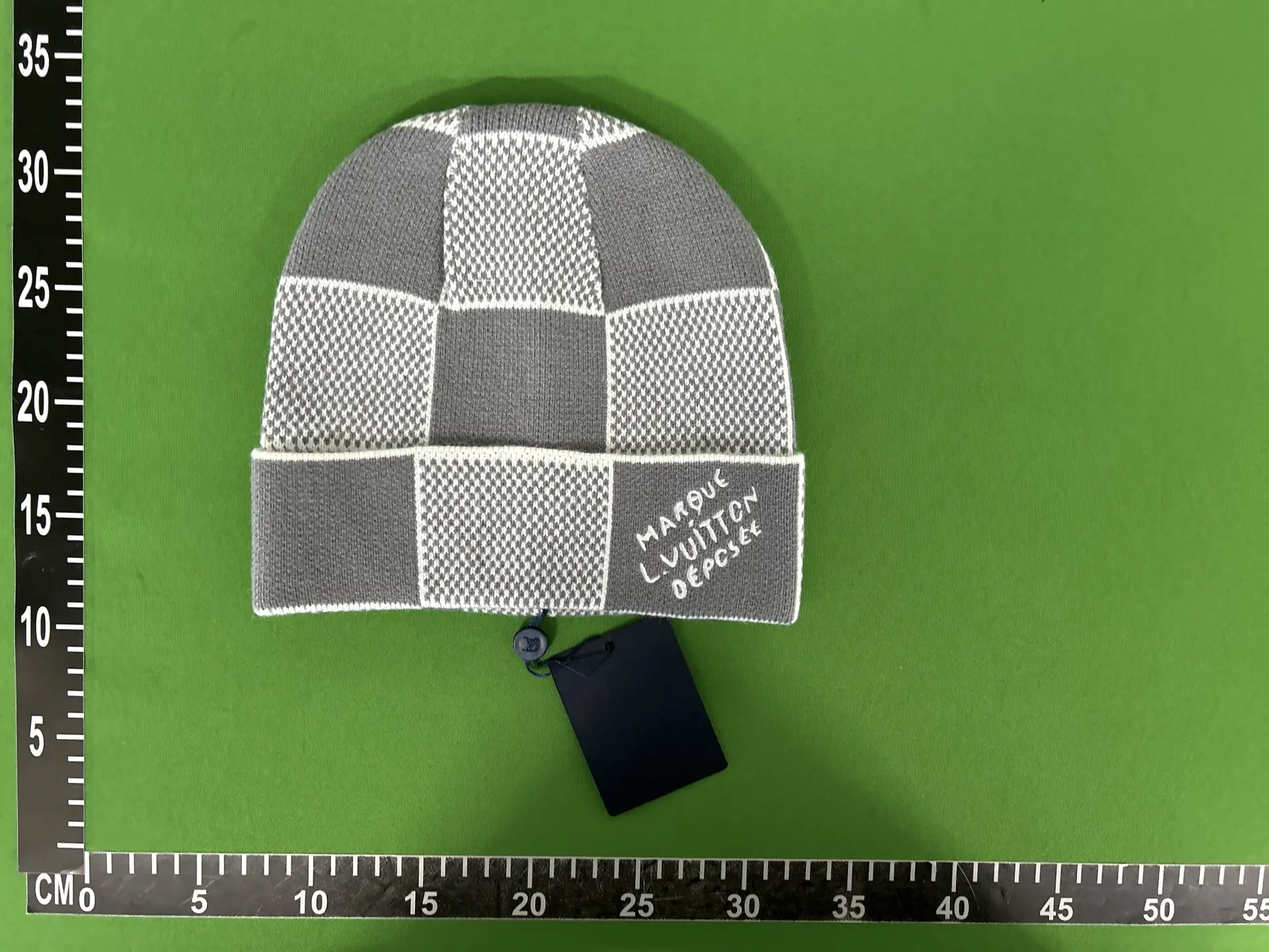 Louis Vuitton Damier Beanie Grey