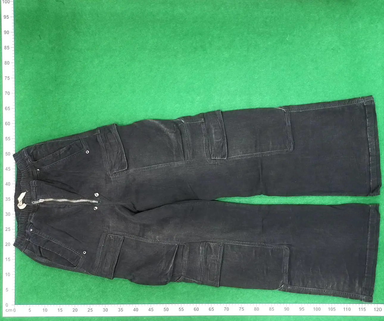 Unmoved version RO style 23ss wide leg washed gray jeans vibe style soot fashion brand men's and women's work pants