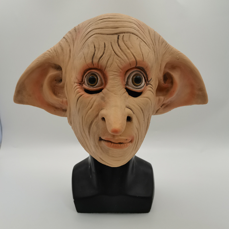 Magic Elf Dobby Mask Cosplay Alien Character Halloween Horror Escape Room Haunted House Harry Potter