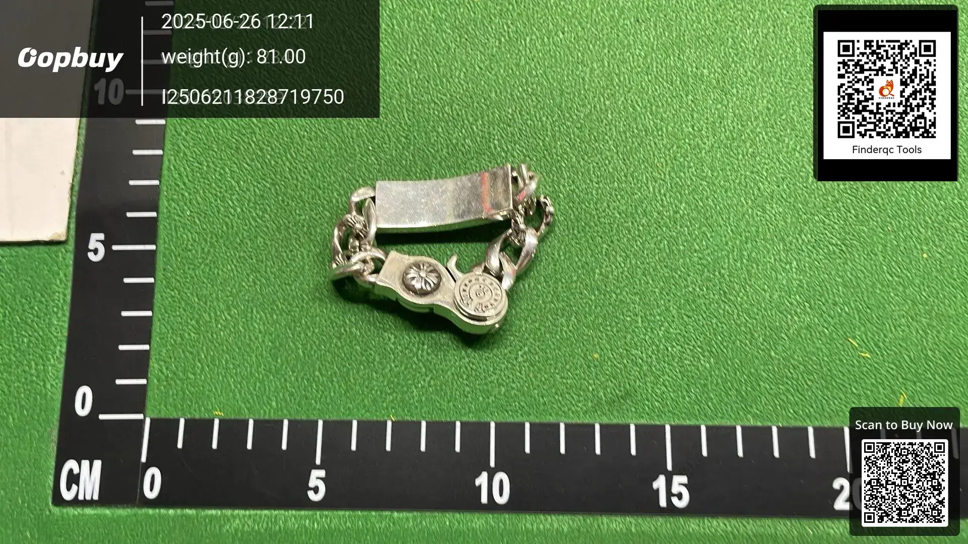 Chrome Hearts ID Bracelet Silver