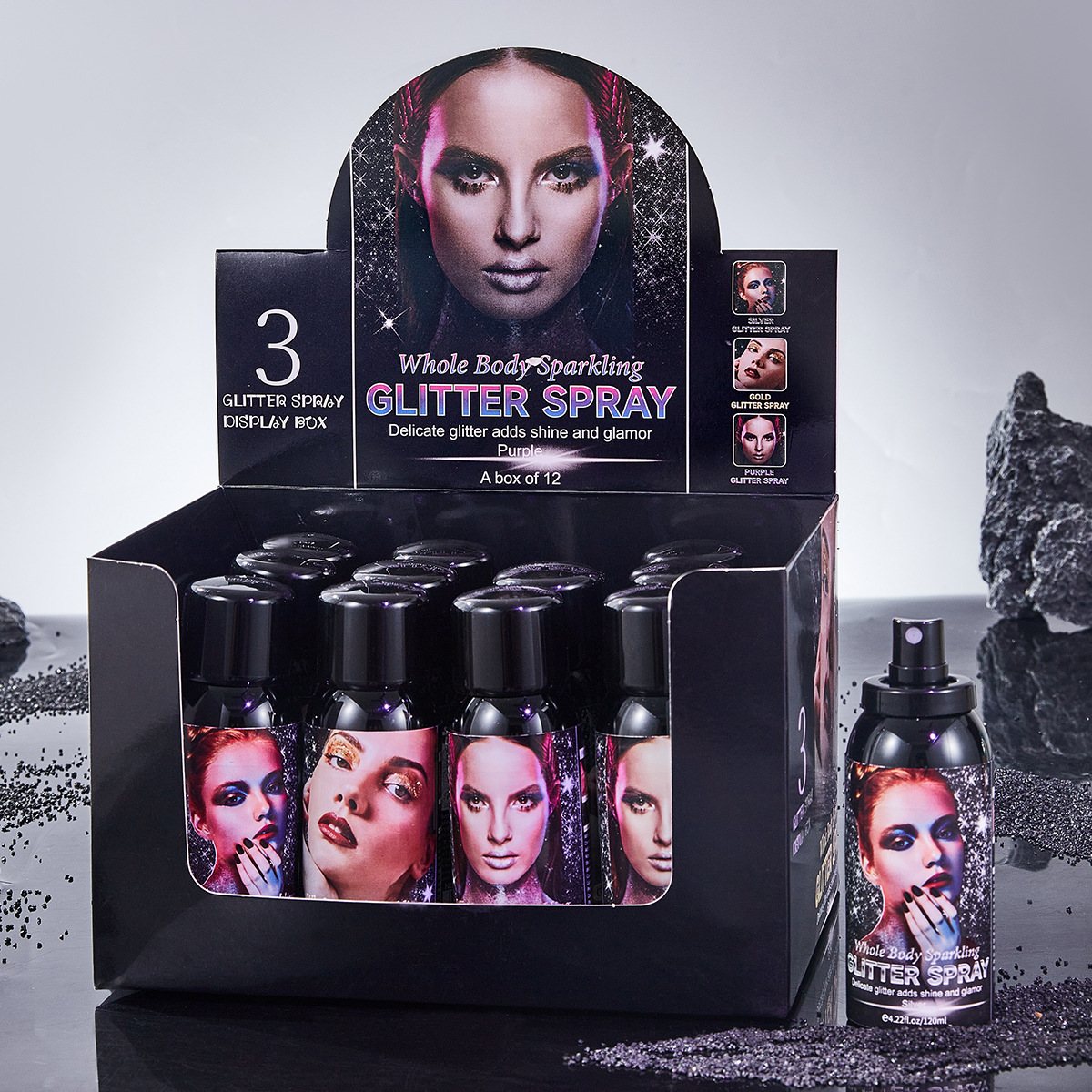 Whole Body Sparkling Glitter Spray