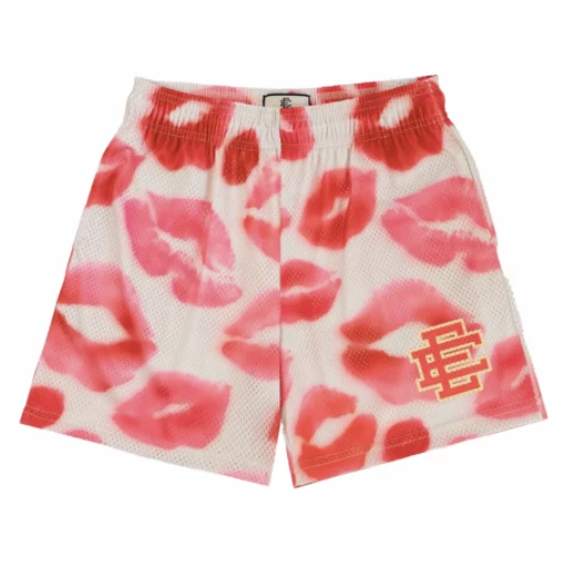 Ee Kiss Print Mesh Shorts QC-foto från TAOBAO på Qualit.ly