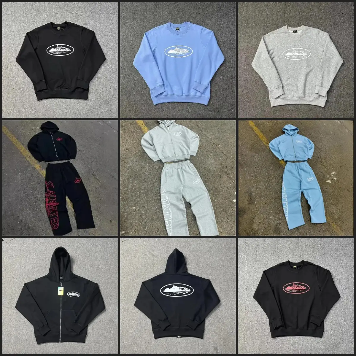 TC07-American Casual Style Sweatshirt Set +86 185 6795 5052